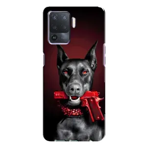 Чехол ДОБЕРМАН для Oppo A94 (Доберман злой)