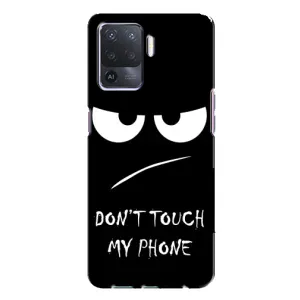 Чехол с прикольным текстом на Oppo A94 (Dont)