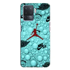Силиконовый Чехол Nike Air Jordan на Оппо А94 (Джордан Найк)