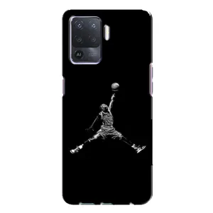 Силиконовый Чехол Nike Air Jordan на Оппо А94 (Джордан)