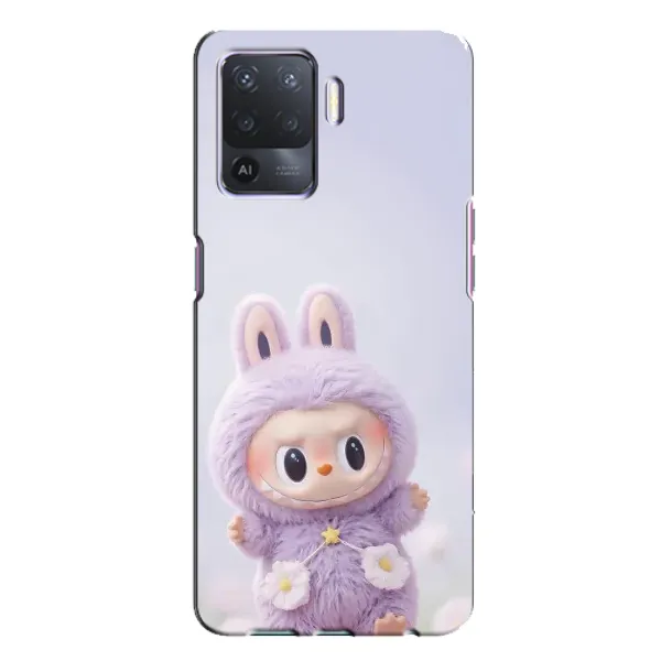 Чехол с рисунком «Фиолетовый Лабубу» для OPPO A94 Чехол с рисунком «Фиолетовый Лабубу» для OPPO A94