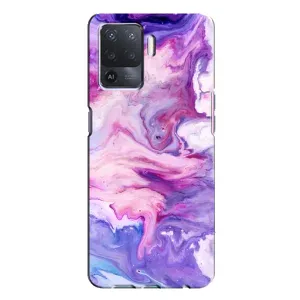 Чехол с рисунком «Фиолетовый мрамор» для OPPO A94