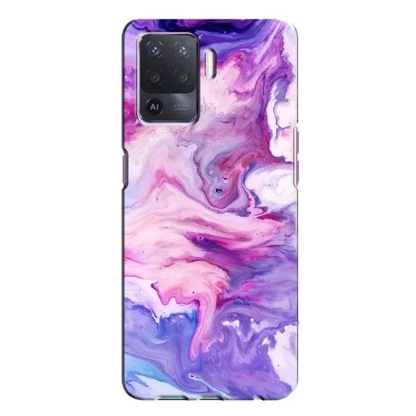 Чехол с рисунком «Фиолетовый мрамор» для OPPO A94 Чехол с рисунком «Фиолетовый мрамор» для OPPO A94