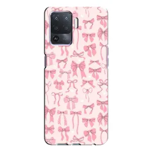 Чохол банти для Oppo A94 (Фон бантики)