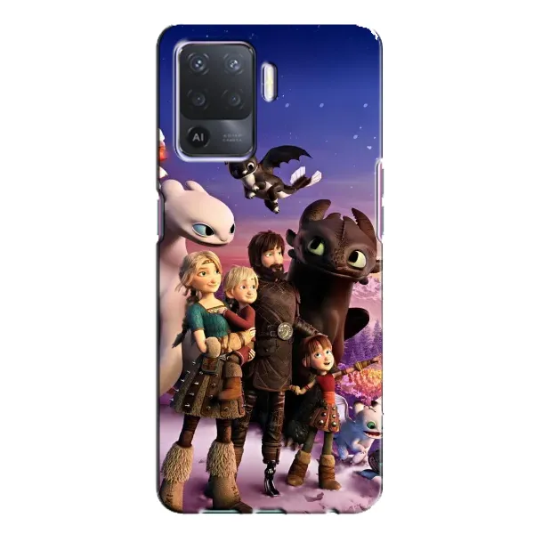 Чехол с рисунком «Герои дракона» для OPPO A94