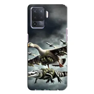 Чохол з мемами траралело тралала для Oppo A94 (Гусіні і крокоділо)