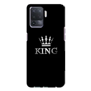 Чехол (Корона на чёрном фоне) для Оппо А94 (KING)