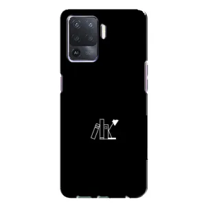 Чехол с картинками на черном фоне для Oppo A94 (Книжки)