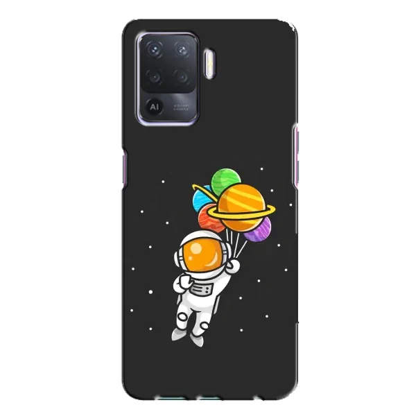 Чехол с рисунком «Космонавт с шариками» для OPPO A94 Чехол с рисунком «Космонавт с шариками» для OPPO A94