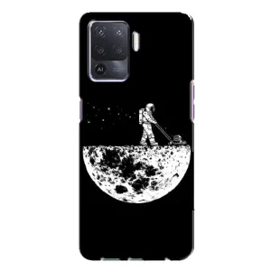 Силиконовый Чехол с принтом "Космонавты" на Oppo A94 (Космонавт)