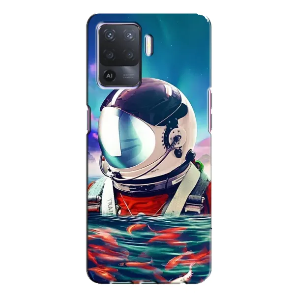 Чехол с рисунком «Космонавт в воде» для OPPO A94 Чехол с рисунком «Космонавт в воде» для OPPO A94