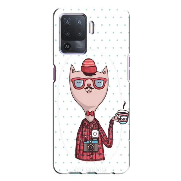 Чехол с рисунком «Кот аристократ» для OPPO A94 Чехол с рисунком «Кот аристократ» для OPPO A94