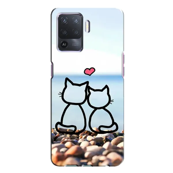 Чехол с рисунком «Котейки» для OPPO A94