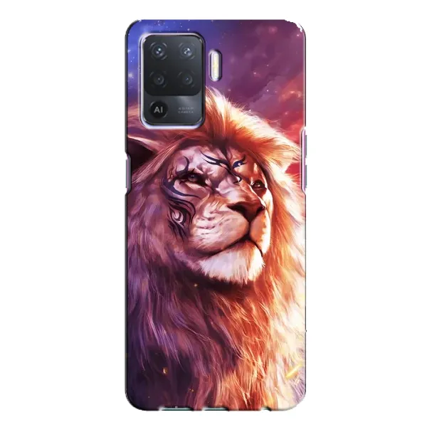 Чехол с рисунком «Красочный ЛЕВ» для OPPO A94 Чехол с рисунком «Красочный ЛЕВ» для OPPO A94