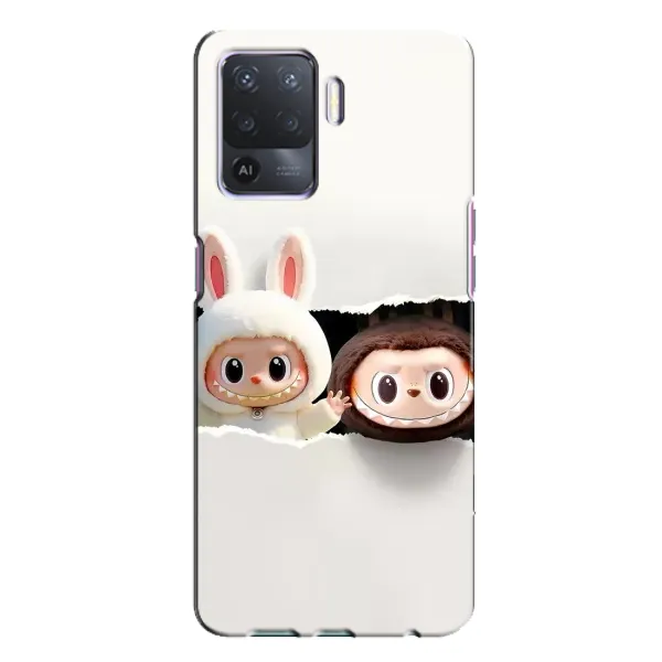 Чехол с рисунком «Фигурки Labubu» для OPPO A94 Чехол с рисунком «Фигурки Labubu» для OPPO A94