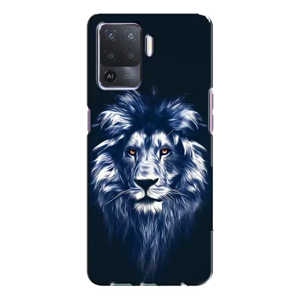 Чехол с рисунком «Лев - синий» для OPPO A94 Чехол с рисунком «Лев - синий» для OPPO A94