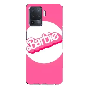 Силіконовый Чохол Барбі фільм на Oppo A94 (Лого Барбі)