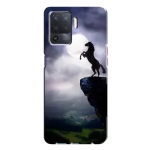 Чехлы с изображением разных животных для Oppo A94 (Лошадь)