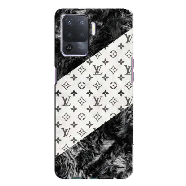 Чехол с рисунком «LV на белом» для OPPO A94