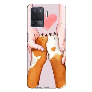 Чехол (ТПУ) Милые собачки для Oppo A94 (Любовь к собакам)