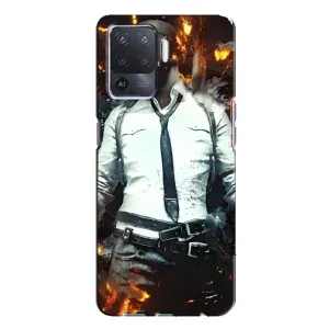 Чохол з картинкою "Герой Pubg" на Oppo A94 (Man Пубг)