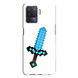 Чохли для Oppo A94 (Персонажі МайнКрафт) (Меч)
