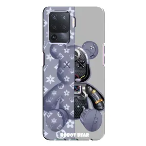 Силиконовый чехол для Oppo A94 (Медведь Louis Vuitton)