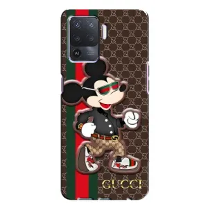 Чехлы Бренд GUCCI для Oppo A94 (Маус Гуччи)