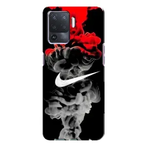 Силиконовый Чехол на Oppo A94 с картинкой Nike (Nike дым)