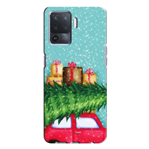 Чехол с рисунком «Новогодние подарки» для OPPO A94