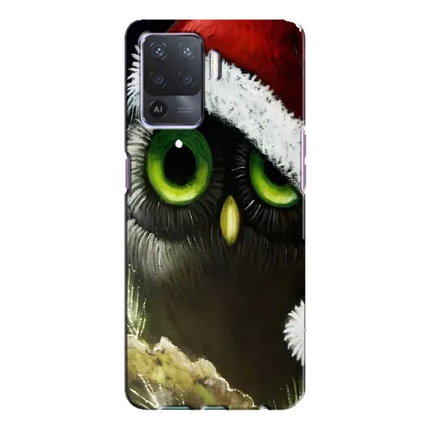 Чехол с рисунком «Новогодняя Сова» для OPPO A94 Чехол с рисунком «Новогодняя Сова» для OPPO A94