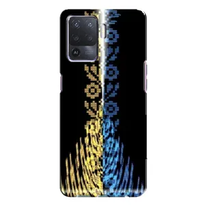 Силиконовый Чехол на Oppo A94 (Патриотическая вышиванка)