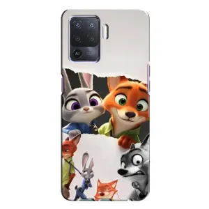 Силіконовий чохол з принтом Зоотрополіс для Oppo A94 (Персонажі Зоо)