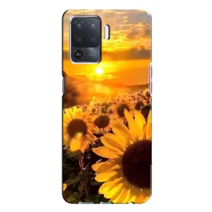 Чохол з Квітами для Oppo A94 (поле соняшників)