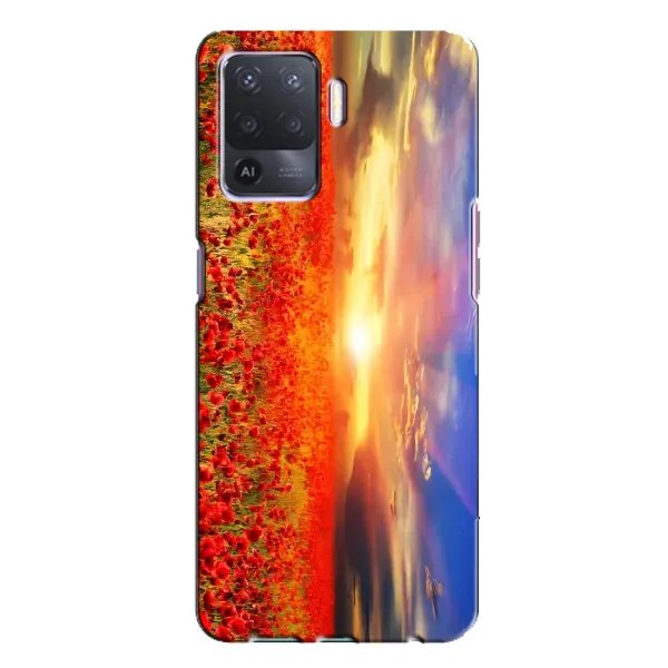 Чехол с рисунком «Поле тюльпанов» для OPPO A94 Чехол с рисунком «Поле тюльпанов» для OPPO A94