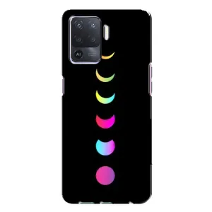 Чехол (ТПУ) с планетами на Oppo A94 (Полнолуние)