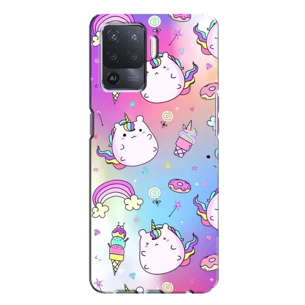 Чехол с рисунком «Радуга и Единорог» для OPPO A94 Чехол с рисунком «Радуга и Единорог» для OPPO A94