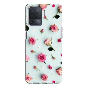 Чохли з принтом Троянд для Oppo A94 (Різні квіти)