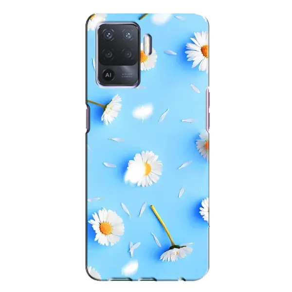 Чехол с рисунком «ромашки на голубом» для OPPO A94