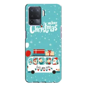 Силиконовый бампер на рождество для Oppo A94 (Рождественское настроение)