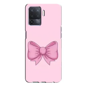 Чохол банти для Oppo A94 (Рожевий бантик)