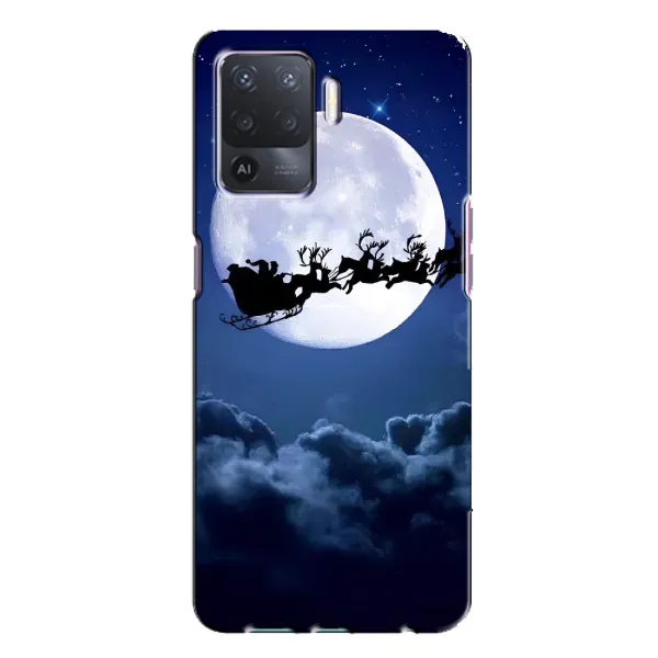 Чехол с рисунком «Санта - луна» для OPPO A94 Чехол с рисунком «Санта - луна» для OPPO A94
