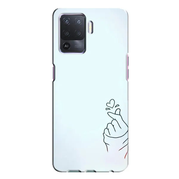 Чехол с рисунком «Сердце на голубом» для OPPO A94 Чехол с рисунком «Сердце на голубом» для OPPO A94