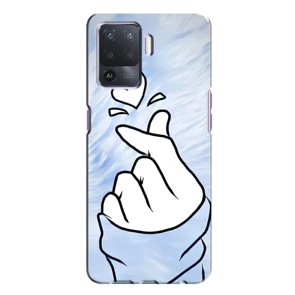 Чехол с рисунком «Сердечка знак» для OPPO A94 Чехол с рисунком «Сердечка знак» для OPPO A94