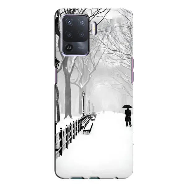 Чехол с рисунком «Снегом замело» для OPPO A94