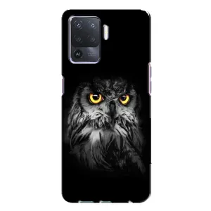 Чехлы с принтом СОВЫ для Oppo A94 (Сова на чёрном)