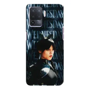 Чохол з картинкою Венсдей на Oppo A94 (Вендсдей з ушками)
