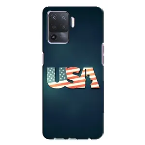 Чехол Флаг USA для Oppo A94 (USA)