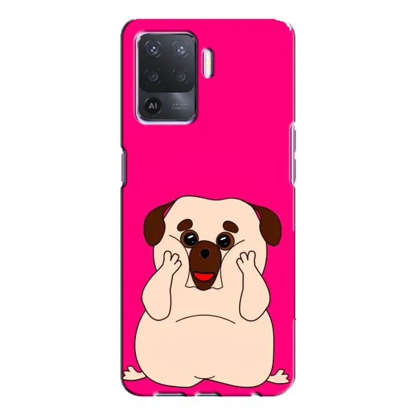 Чехол с рисунком «Веселый Мопсик» для OPPO A94 Чехол с рисунком «Веселый Мопсик» для OPPO A94