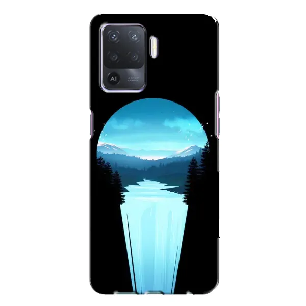 Чехол с рисунком «Синий Водопад» для OPPO A94 Чехол с рисунком «Синий Водопад» для OPPO A94